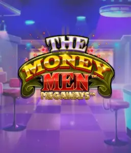 Dive into the dynamic world of The Money Men Megaways game by Pragmatic Play, highlighting a vibrant logo with sparkling stars on a lavish casino backdrop. This graphic conveys the excitement and glamour of high-stakes gambling with its striking design and colorful ambiance. Perfect for casino enthusiasts looking for a taste of Vegas. 